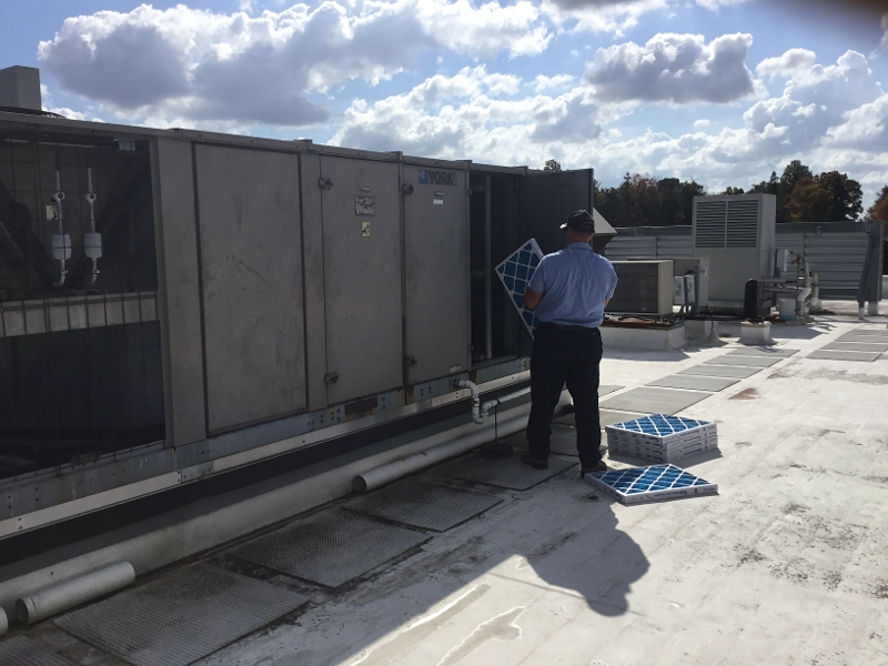 maintenance ensures clean air for any size building